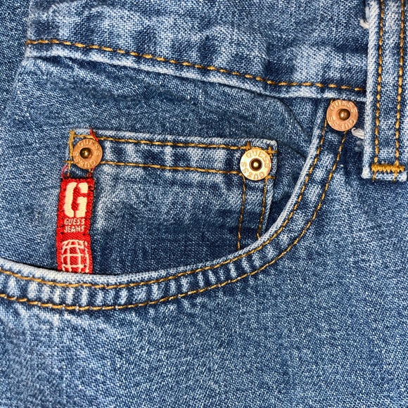 VINTAGE GUESS - Denim Skirt - Ladies 30 - Picture 5 of 6